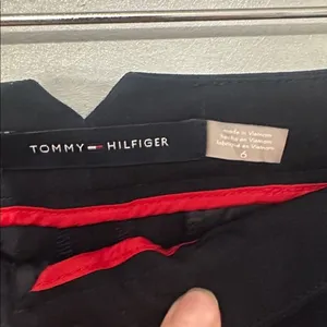 Tommy Hilfiger Women Dress Pants Black Slim Straight Career Trousers 6 thumbnail 4