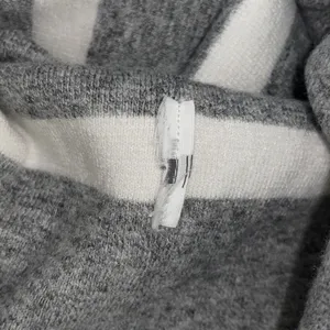 Abercrombie & Fitch Womens Stripe Soft Collection Pullover Sweater Gray White XS thumbnail 5