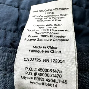 Aritzia Golden TNA Harmon Kimono Open Jacket Quilted Night Navy Tonal Mura S thumbnail 4