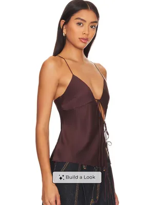 Lioness Mariah Cami in Garnet thumbnail 2