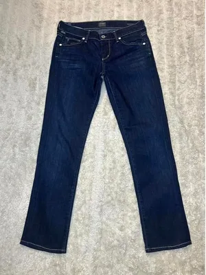 Citizens of Humanity classic 'Ava' dark wash low rise straight leg jeans Size 26 thumbnail 1