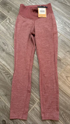 NEW! The North Face Womens Mauve High-Waist slim fit flash dry Leggings XS thumbnail 1