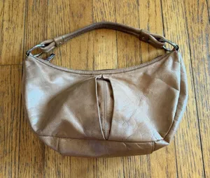 Hobo International Hobo Bag Womens Sm Brown Leather Top Zip thumbnail 1