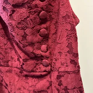Urban Outfitters Hallie Embroidered Floral Square Neck Button Mini‎ Dress Size 8 thumbnail 3