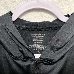 Covergirl Active Womens Size S Hooded Sleeveless Jacket Zip Front Printed‎ thumbnail 3