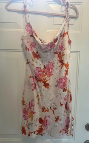 ZARA Dress Floral Mini thumbnail 1