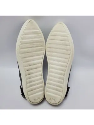 Coach Slip On Shoe C103 Sequin Studded Buckle Gray Sneakers Pointy Toe Sz 6.5 B thumbnail 11