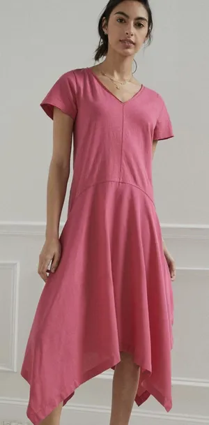 Anthropologie Jeanette‎ Maxi Dress Size Small NWT Pink thumbnail 1