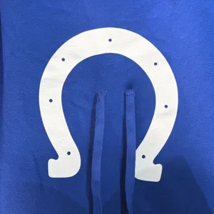 NWT Indianapolis Colts Jonathan Taylor #28 Fanatics Women's V-Neck‎ Hoodie - L thumbnail 5