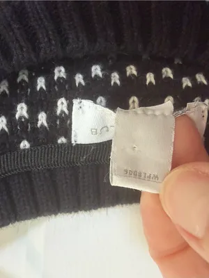Charter Club Petite Black White Button Shoulder Knit Sweater P/M thumbnail 4