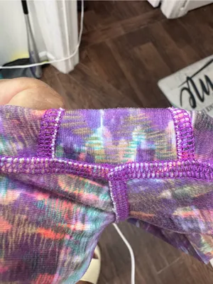 ALO Yoga Purple Multicolor Patterned Leggings thumbnail 9