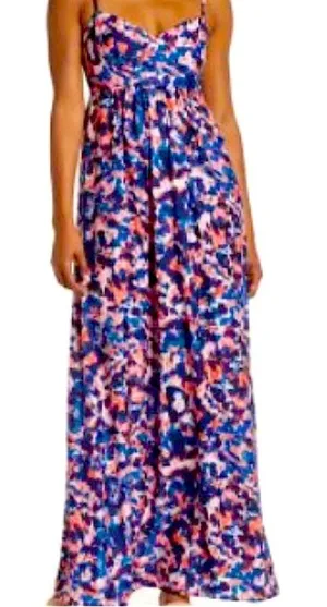 Nordstrom Felicity & Coco Colby‎ Yucatan Nights Maxi Dress Size Medium thumbnail 1