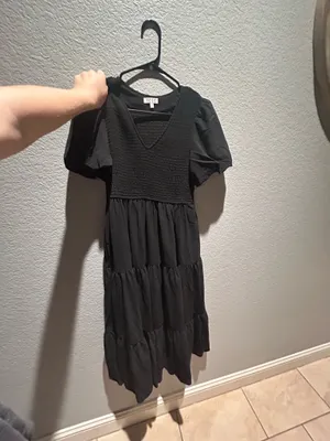 Black TCEC Ruffle Dress thumbnail 2