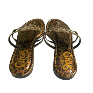 Circus by Sam Edelman Cherri Cheetah Leopard Animal Print Thong Sandals Size 9.5 thumbnail 3