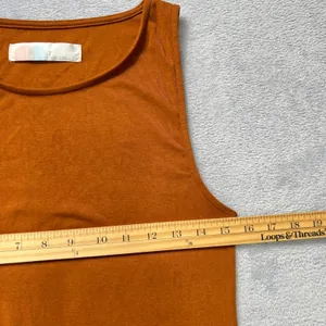 FP Beach Free People Tank Top Womens‎ Small Petite Brown Sleeveless Casual Basic thumbnail 5