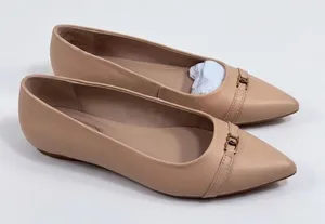 Giani Bernini Size-6.5 M Womens Bentlley Ginger Leather Pointed Toe Flats thumbnail 1