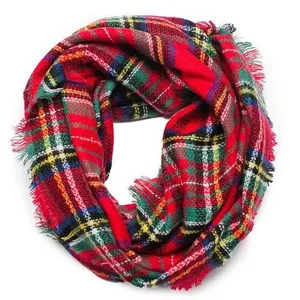 Plaid Infinity Scarf by Top It Off Accessories thumbnail 1
