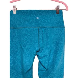 Lululemon Wunder Train High-Rise Tight 25” Crunch Teal Lagoon‎ Women’s Size 8 thumbnail 4