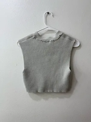 Free People Crop Sweater Tank thumbnail 2