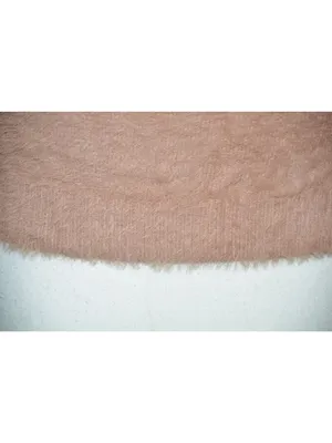 Buddy Love Ladies Brown Half Puff Sleeve Crop Sweater Top Size L Fuzzy Eyelash thumbnail 3