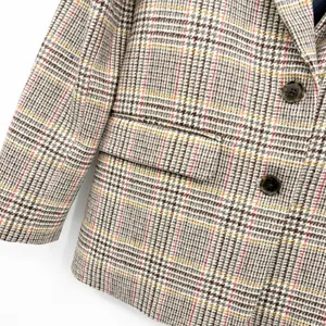 J. Crew Womens Sommerset Glen Plaid English Wool Dark Academia Blazer‎ Size 2 thumbnail 3