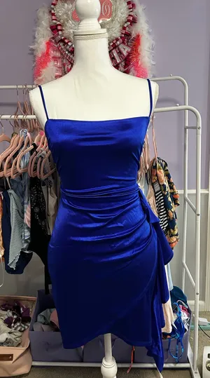Windsor Dress Homecoming Blue thumbnail 1
