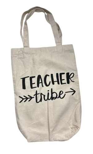 Teacher Tribe Canvas Graphic Tote Bag Accessory thumbnail 1