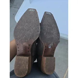 Free People We The Free Montage Tall Western Boots Chocolate Brown Sz 6.5 thumbnail 11