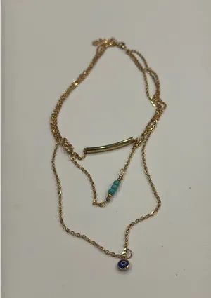 New Fashion Unique Charming Tone Neckles gold color thumbnail 3