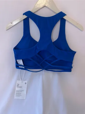 Women's Racerback Sports Bra — Royal Blue thumbnail 2