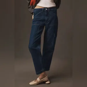 Pilcro Mid-Rise Slim Straight Leg Jeans Cargo Pockets 30 thumbnail 2