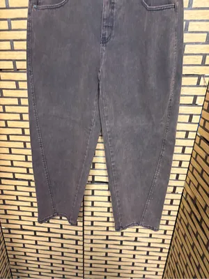 Time and tru brown barrel leg jeans size 16 thumbnail 3