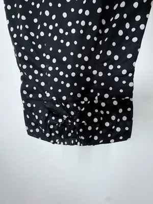 Jill Michelle Black Ad‎ White Polka Dot Strapless Midi Dress - Size 8. thumbnail 7