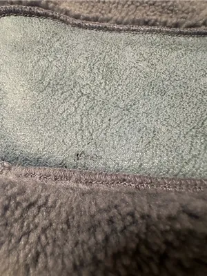 Jules Kae Sherpa Kylie Moto Jacket -Faux Shearling - Slate Blue -Sz vS (estimate thumbnail 10
