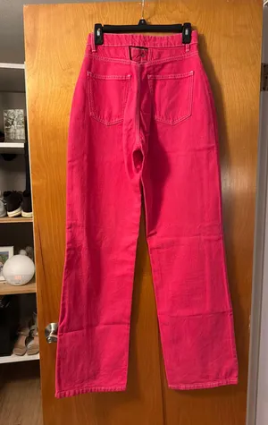 Hot Pink ZARA Pants Wide-Leg thumbnail 2