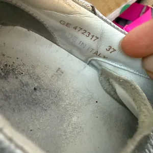 Saint Laurent Court Classic Silver Star Sneakers thumbnail 9