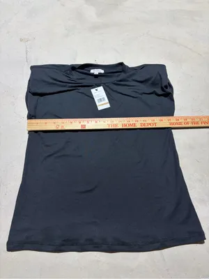Skinnygirl NWT Black Shoulderpad top small thumbnail 8