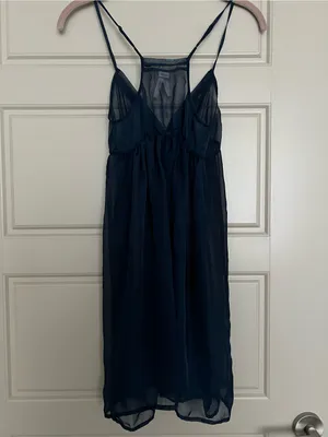 Sparkle & Fade Sheer Navy slip size S thumbnail 2