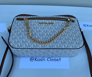 Michael Kors Jet set Large Zip Chain Crossbody - Vanilla thumbnail 7