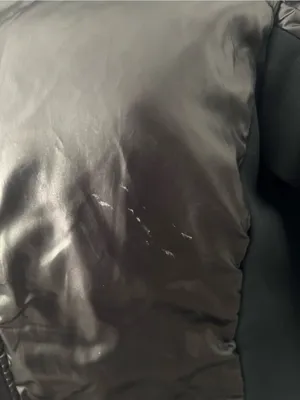 GAP Black Quilted Hybrid Zip Jacket thumbnail 5