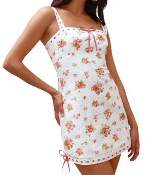 One & Only Collective Dress Size Large Romantic Feminine Lacey Bow thumbnail 1