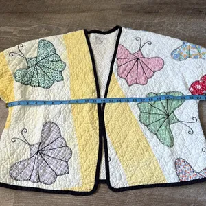 Little Bit Different By Lynne Valentine Butterly Quilt Jacket OS thumbnail 12