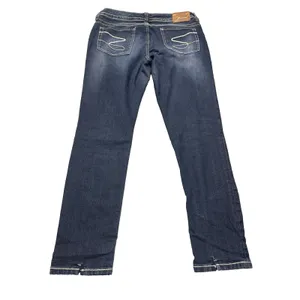 Vintage Seven For All Mankind Bootcut Jeans Women's 12 Dark Wash EUC Denim thumbnail 7