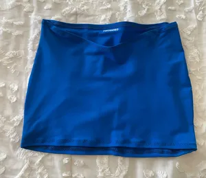 Twosided Low Rise Royal Blue Mini Skirt thumbnail 1