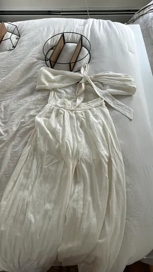 White Jumpsuit Size XS thumbnail 1