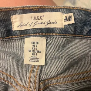 H&M Distressed Denim Skirt thumbnail 2