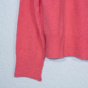 J. Crew Petunia Pink Super Soft Yarn Rollneck Sweater Size Large thumbnail 3