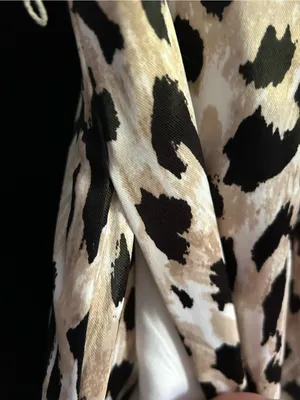 White House Black Market Women’s Leopard Print Sleeveless A-Line Dress SZ 8 thumbnail 8