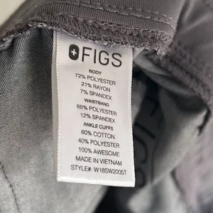 Figs Zamora Jogger Scrub Pants Charcoal Gray Sz Large Tall thumbnail 4