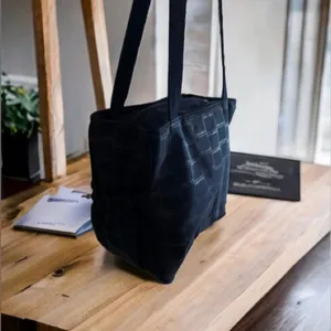 Laura Ashley diaper bag black stamped Laura Ashley everywhere with 2 pockets thumbnail 3